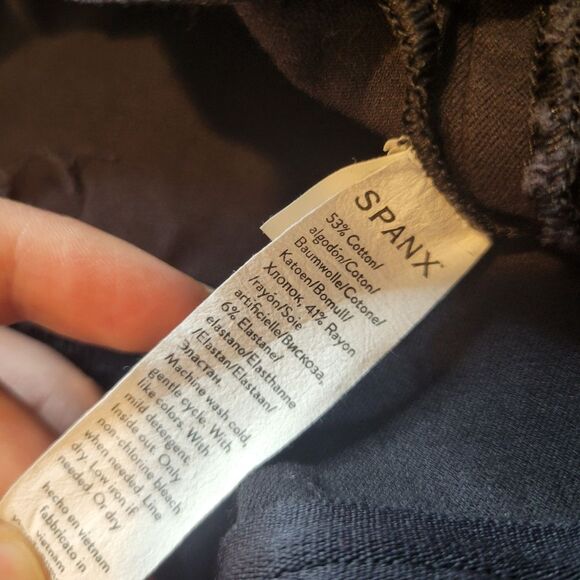 Spanx Women Black Ankle Cropped Pants Size Small - Picture 5 of 7